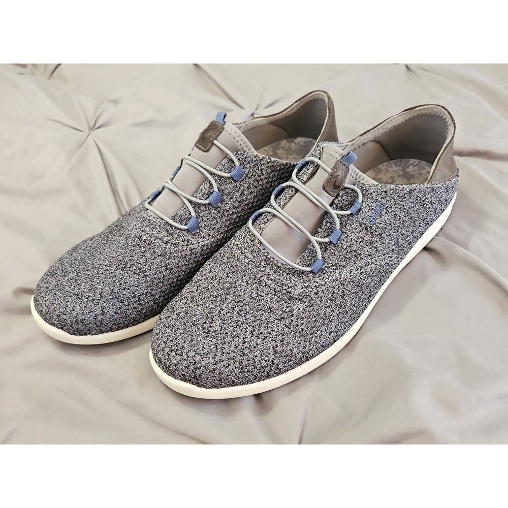 OluKai Alapa Li Men’s Size 12 Slip On Running Sneakers Charcoal Gray Mesh EUC